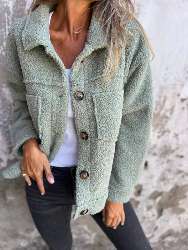 Dion | Short Jacket with Lapel Colla