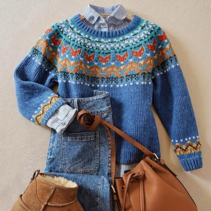 Irene | Classic Vintage Knit Jumper
