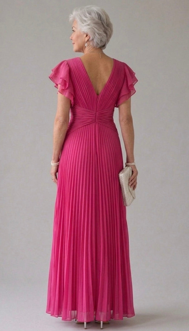 Stella | Pleated Evening Dress