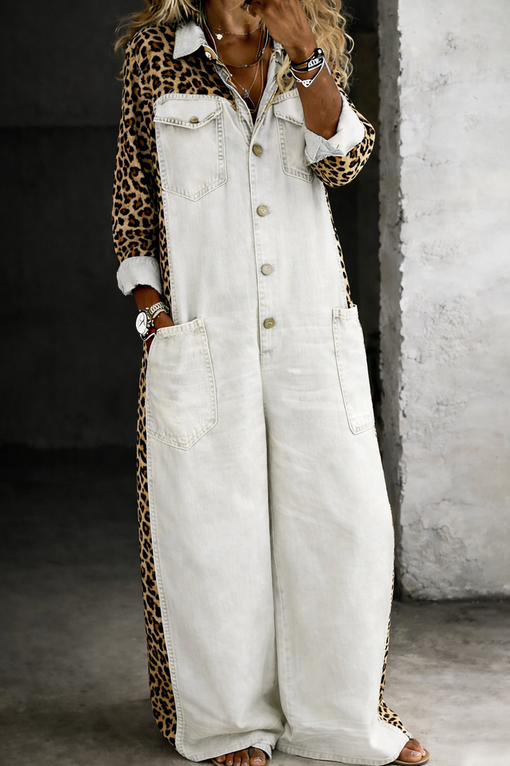 Amanda | One Piece Shirt Jumpsuit