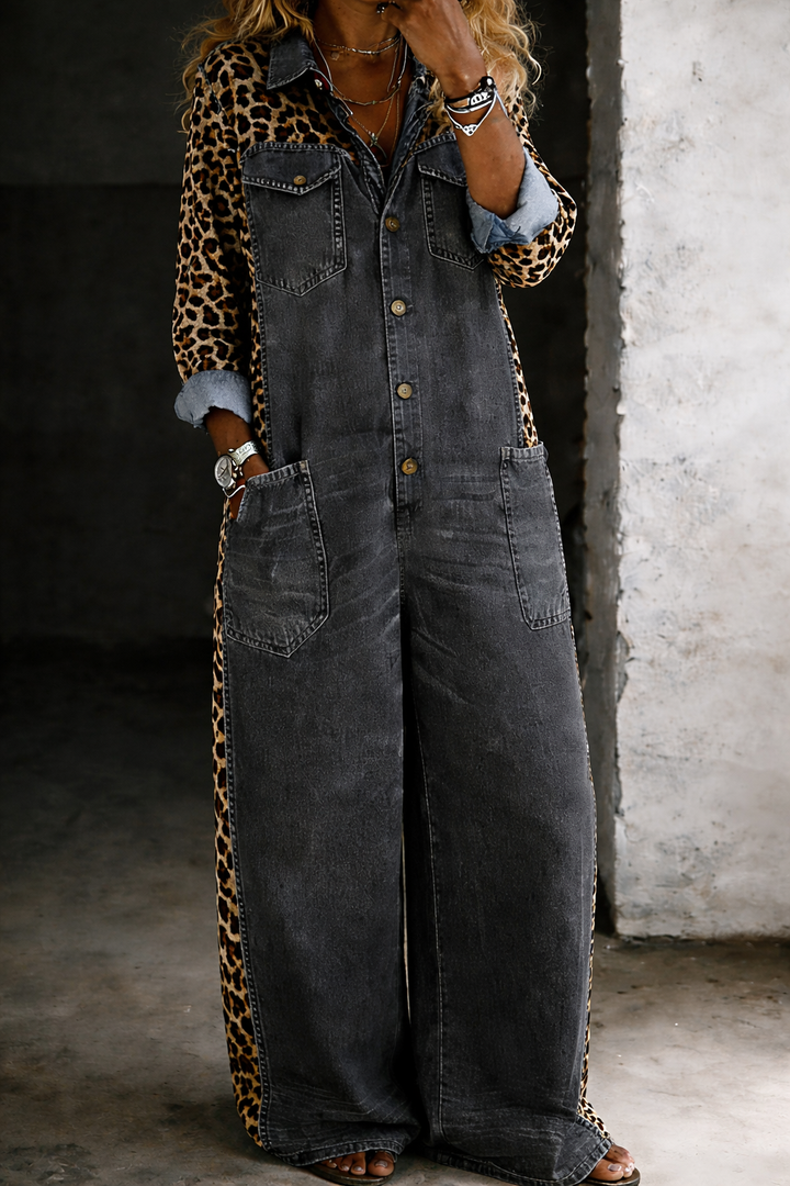 Amanda | One Piece Shirt Jumpsuit