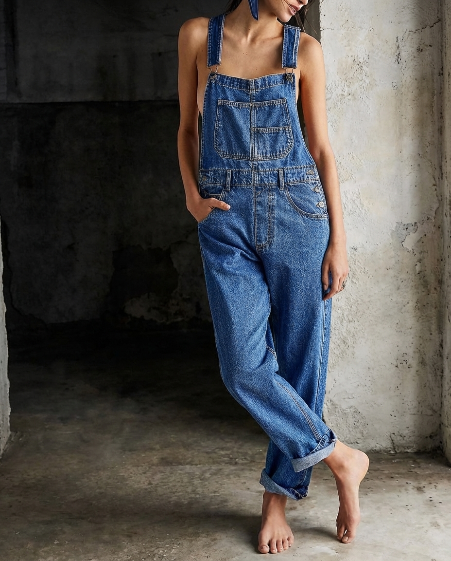 Riley | Classic Bib Denim Overalls