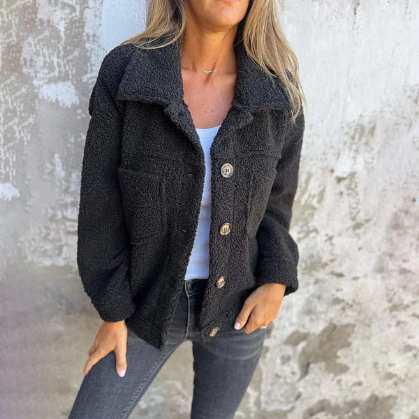 Dion | Short Jacket with Lapel Colla